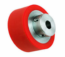 poly coated wheels